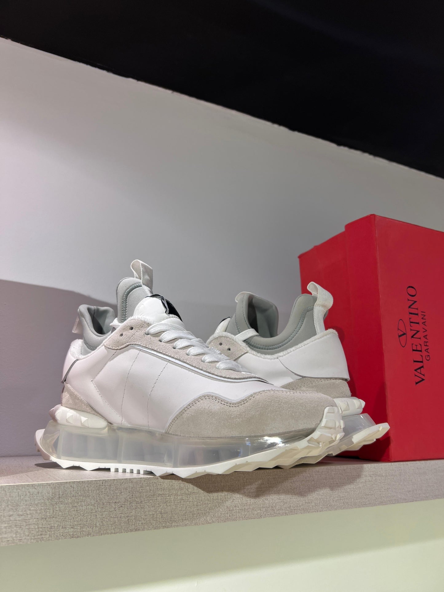 valentino garavani netrunner grey