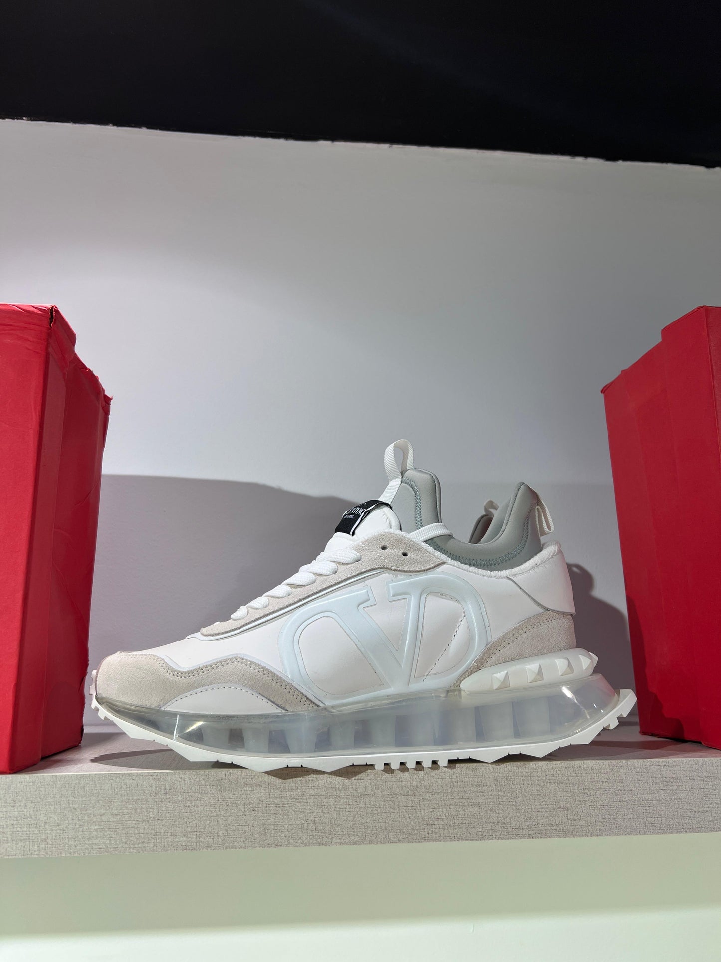 valentino garavani netrunner grey