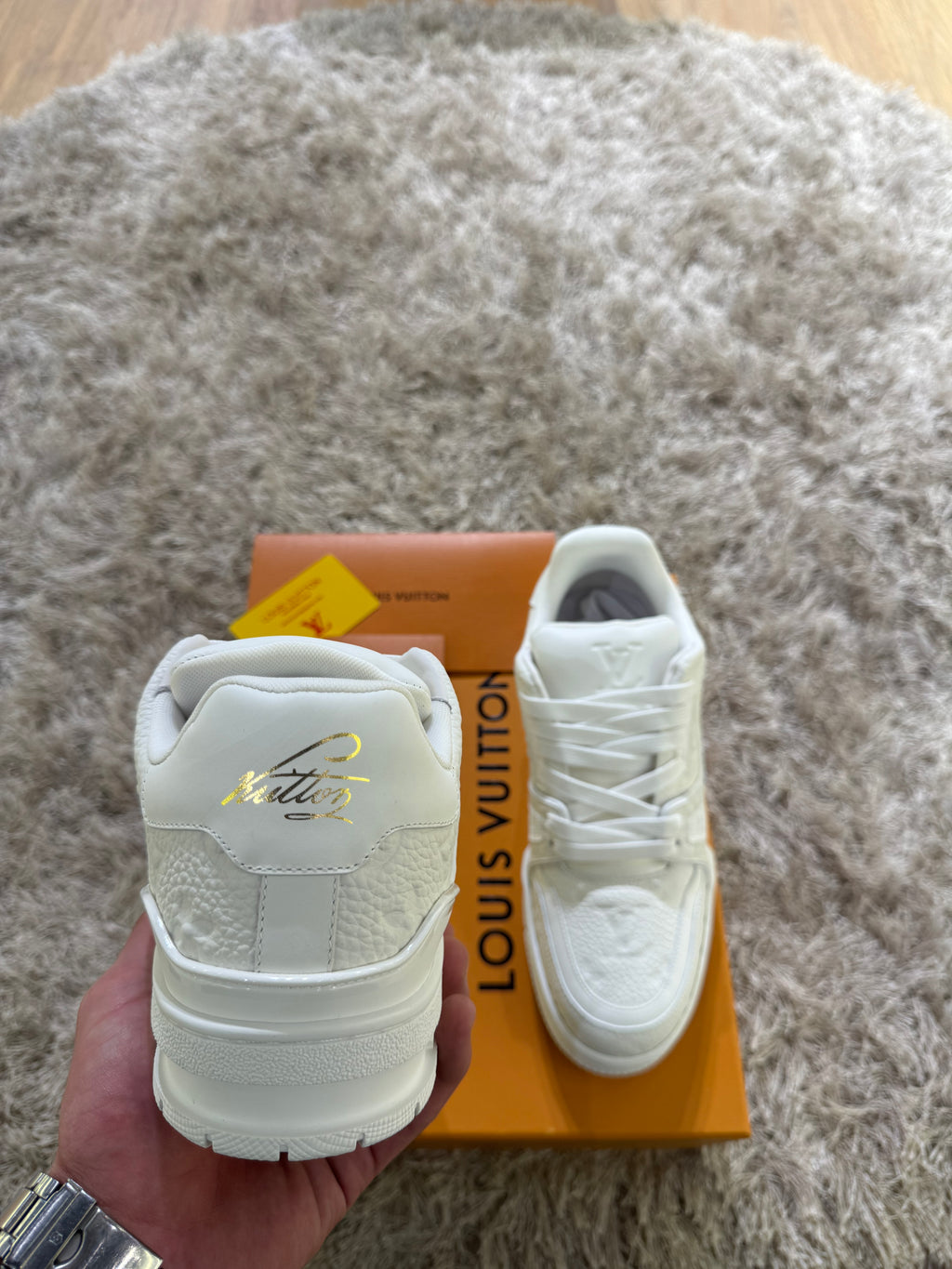 LV Trainer Sneaker white
