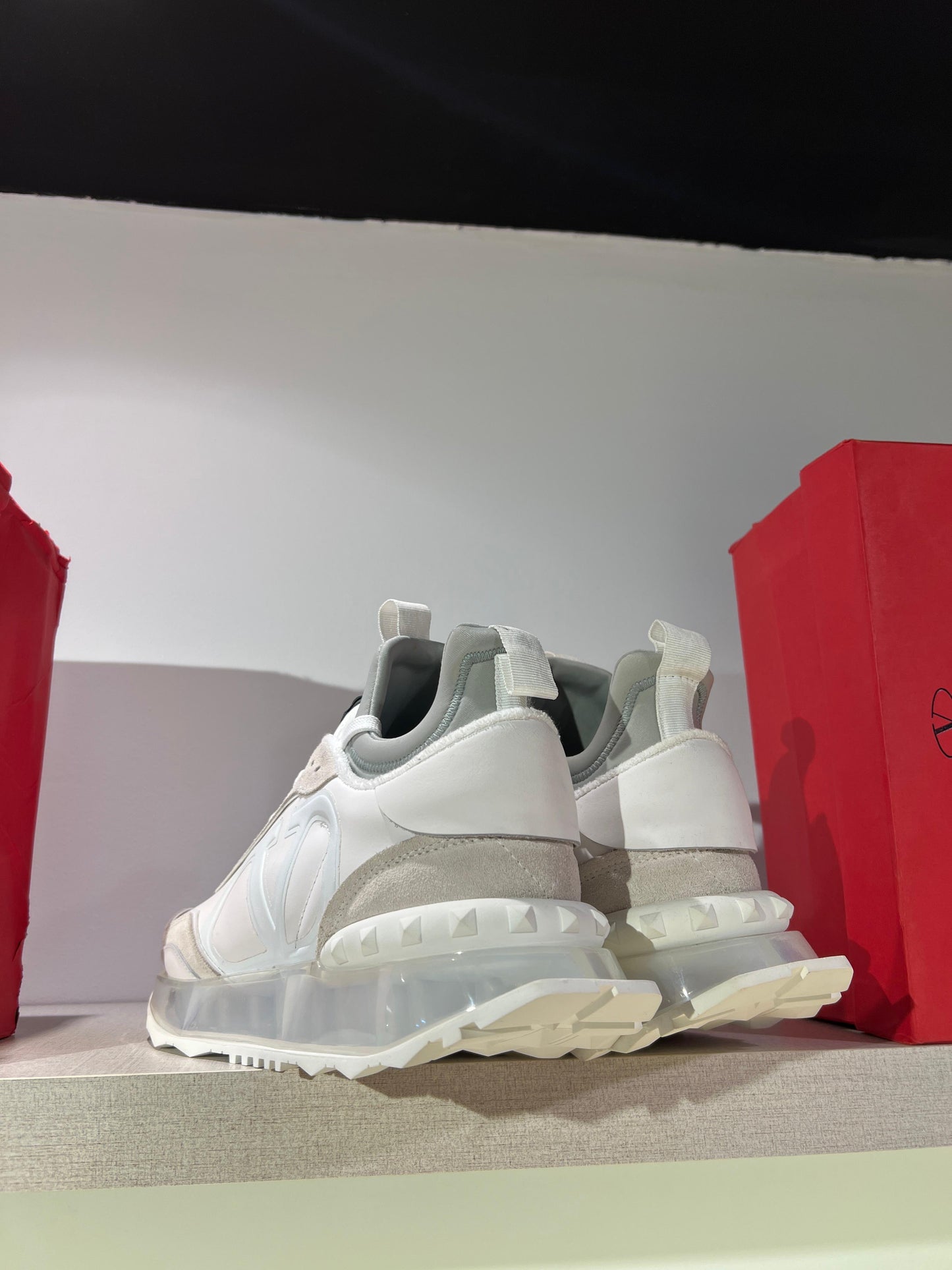 valentino garavani netrunner grey