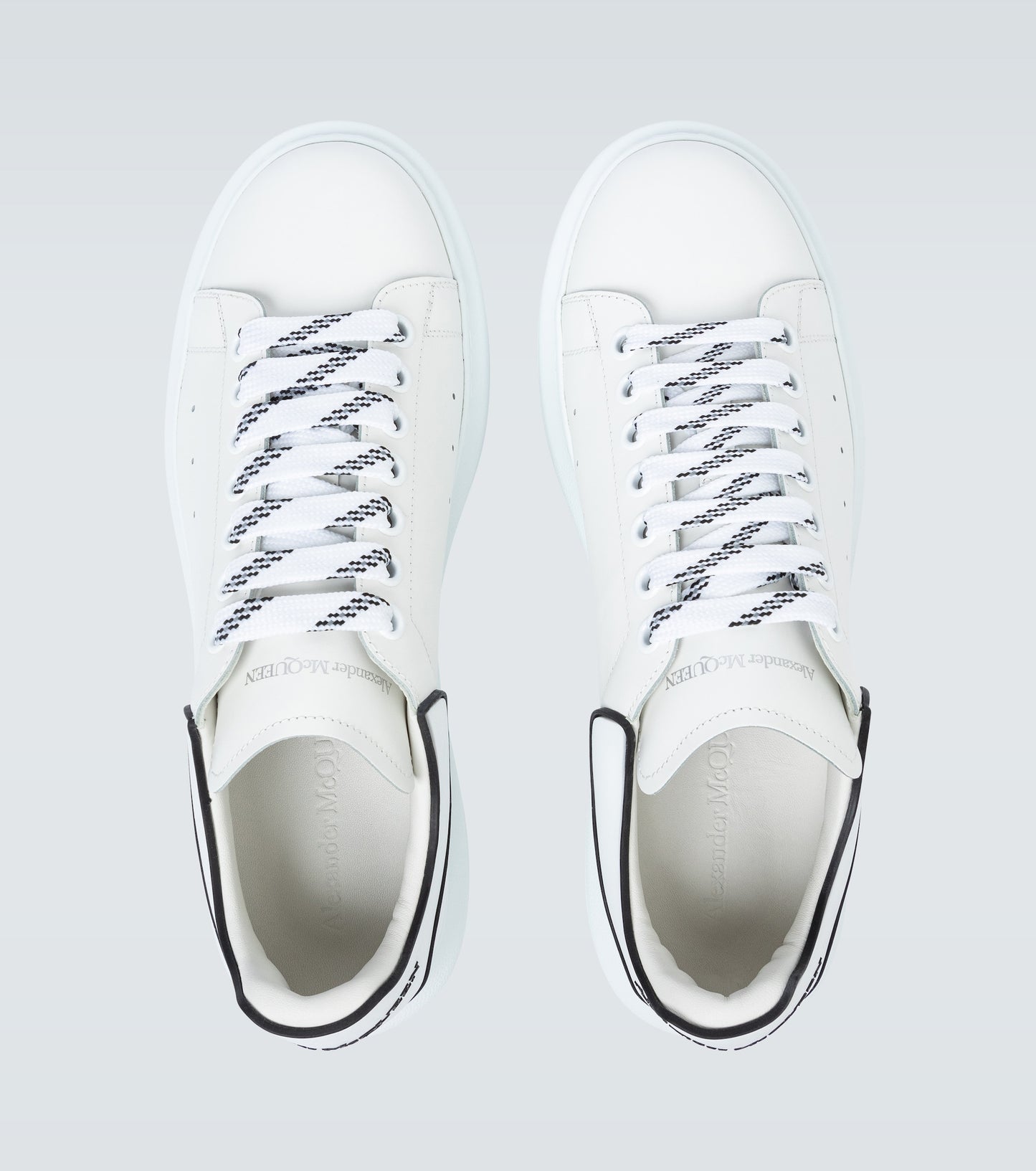 Alexander McQueen Oversized sneaker in   White/black