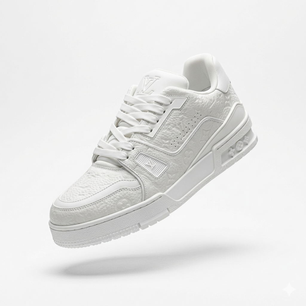 LV Trainer Sneaker white